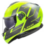 Casque Flip Up LS2 Strobe II Code H-Vis Yellow FF908