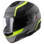 Casque Flip Up LS2 Strobe II Monza Matt Black H-V Yellow FF908