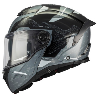 Casque Flip Up MT Atom 2 SV Highlands C2 Gloss