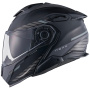 Casque Flip Up Nexx X.Lifetour Globe Black Grey Mat