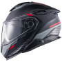 Casque Flip Up Nexx X.Lifetour Globe Black Red Mat