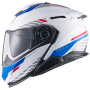Casque Flip Up Nexx X.Lifetour Globe White Blue