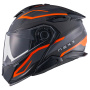 Casque Flip Up Nexx X.Lifetour Pro Mile Orange Grey Mat