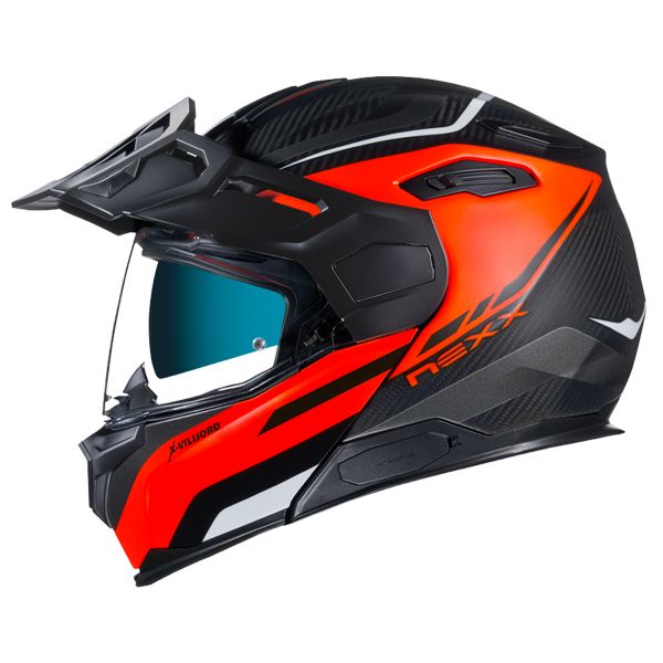 Flip Up Nexx X.Vilijord Hiker Orange Grey Mat