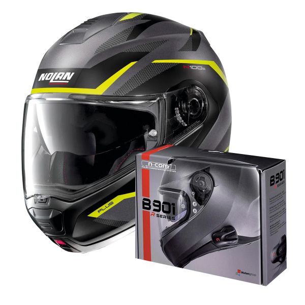 N100 Plus Overland N-Com Flat Yelllow 33 Kit Bluetooth B901 R