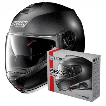 Flip Up Nolan N100 5 Special N-Com Black Graphite 9 + Kit Bluetooth B602R