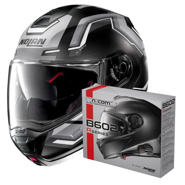 Flip Up Nolan N100 5 Upwind N-Com 57 + Kit Bluetooth B602R