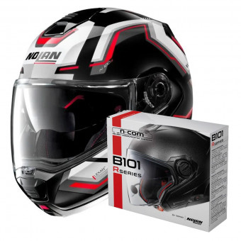 Flip Up Nolan N100 5 Upwind N-Com 62 + Kit Bluetooth B101R