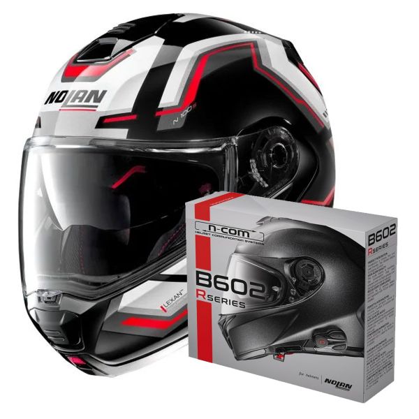 Flip Up Nolan N100 5 Upwind N-Com 62 + Kit Bluetooth B602R