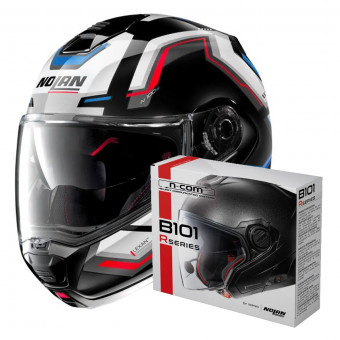 Flip Up Nolan N100 5 Upwind N-Com 63 + Kit Bluetooth B101R