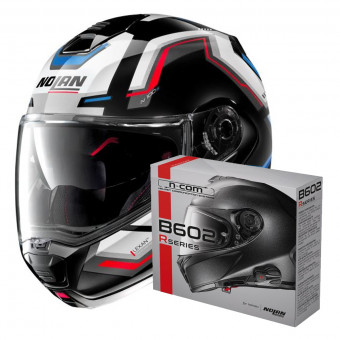 Flip Up Nolan N100 5 Upwind N-Com 63 + Kit Bluetooth B602R