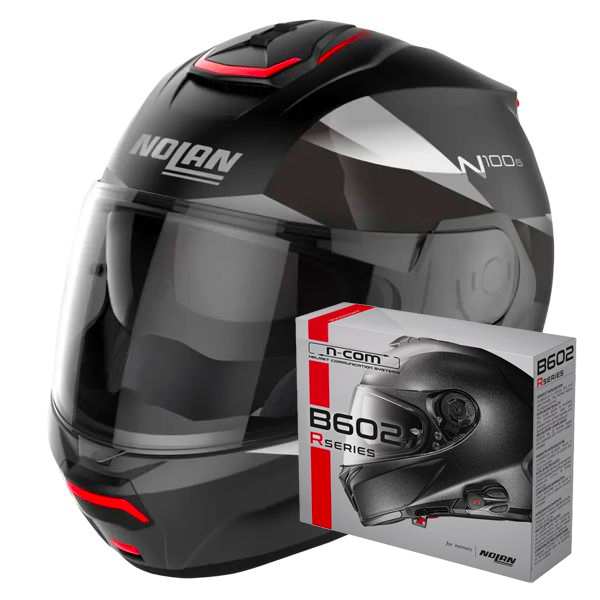 Flip Up Nolan N100-6 Paloma N-Com 25 + Kit Bluetooth B602R