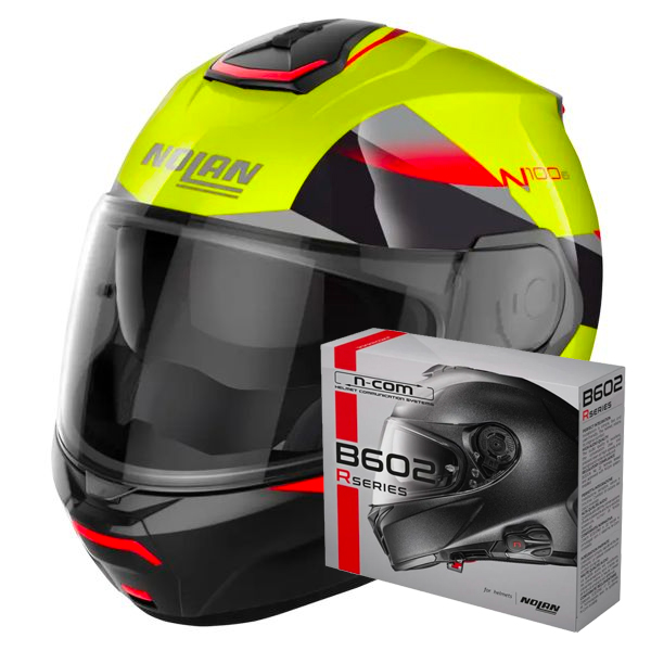 Flip Up Nolan N100-6 Paloma N-Com 27 + Kit Bluetooth B602R