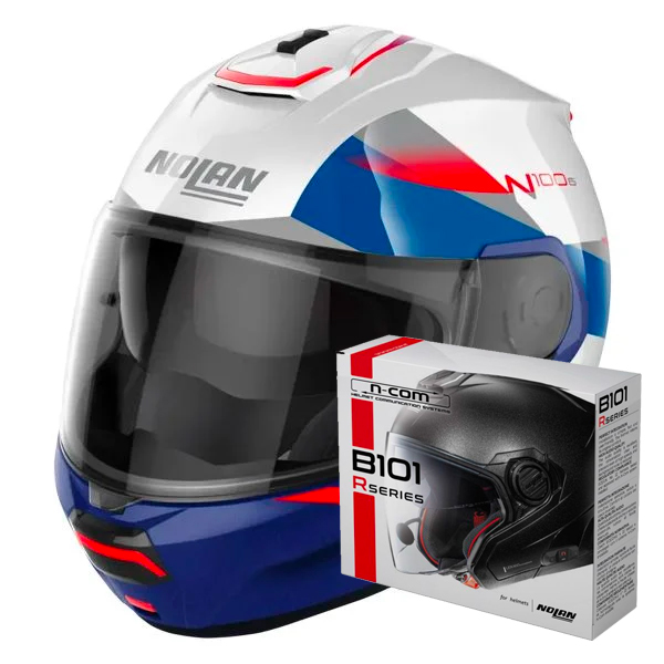 Flip Up Nolan N100-6 Paloma N-Com 28 + Kit Bluetooth B101R