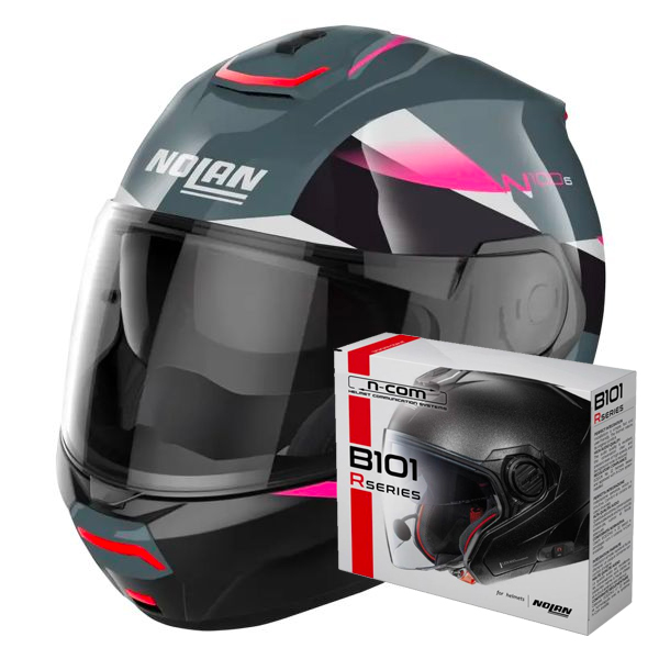 Flip Up Nolan N100-6 Paloma N-Com 29 + Kit Bluetooth B101R