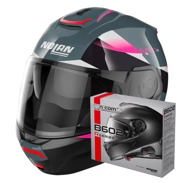 Flip Up Nolan N100-6 Paloma N-Com 29 + Kit Bluetooth B602R