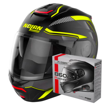 Flip Up Nolan N100-6 Surveyor N-Com 22 + Kit Bluetooth B602R