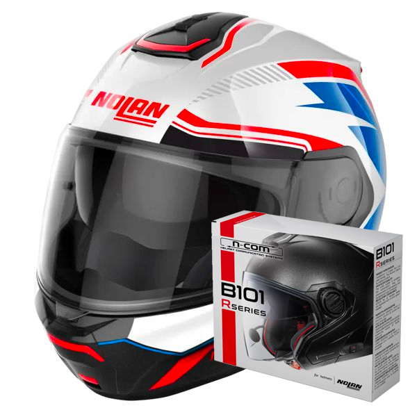 Flip Up Nolan N100-6 Surveyor N-Com 24 + Kit Bluetooth B101R