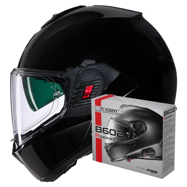 Flip Up Nolan N120-1 Classico 301 + Bluetooth Kit B602R