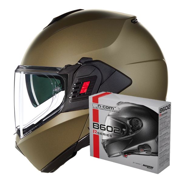 Flip Up Nolan N120-1 Classico Nobile 315 + Bluetooth Kit B602R