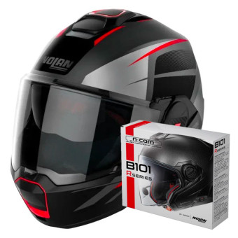 Flip Up Nolan N120-1 Nightlife N-Com 25 + Kit Bluetooth B101R