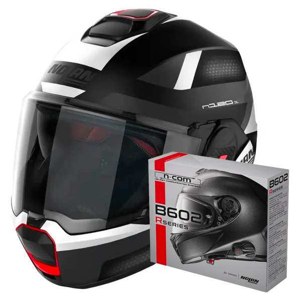 Flip Up Nolan N120-1 Subway N-Com 21 + Kit Bluetooth B602R