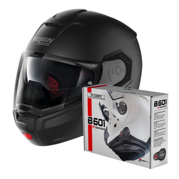 Pack Helmet + Intercom Systems : Nolan N90 3 Classic N-Com Flat Black 10 +  Kit Bluetooth B601R for N100 5 - N104 - N87 - N44 - N40 - N70 2 |  iCasque.co.uk