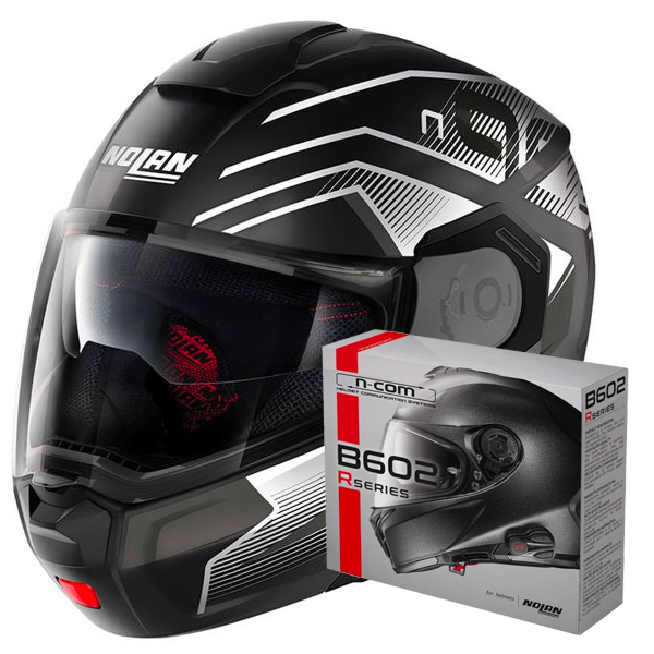 Flip Up Nolan N90 3 Comeback N-Com 43 + Kit Bluetooth B602R