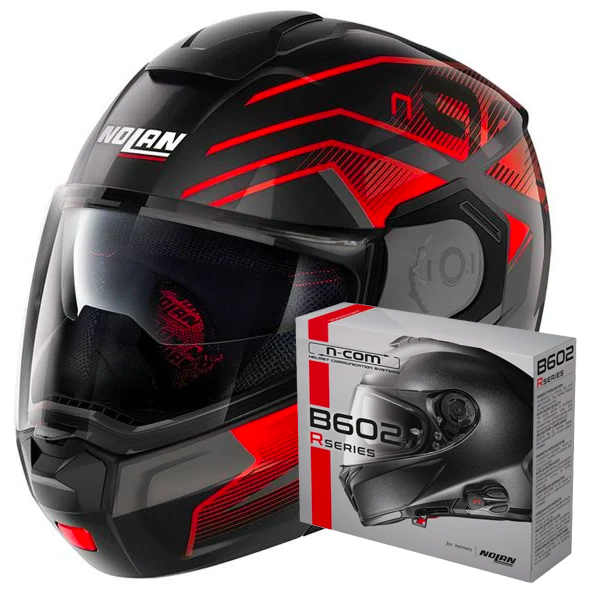 Flip Up Nolan N90 3 Comeback N-Com 44 + Kit Bluetooth B602R