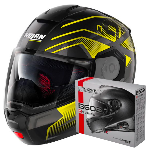 Flip Up Nolan N90 3 Comeback N-Com 45 + Kit Bluetooth B602R