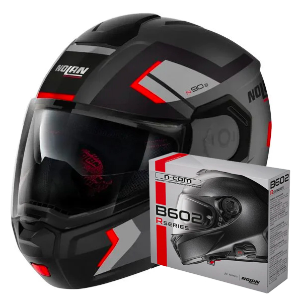 Flip Up Nolan N90 3 Lighthouse N-Com 47 + Kit Bluetooth B602R