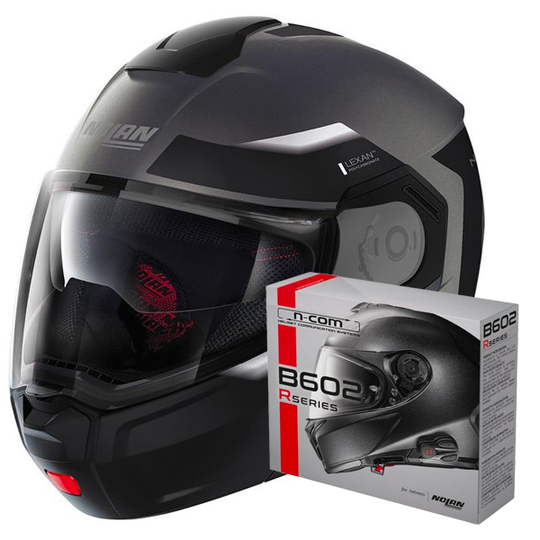 Flip Up Nolan N90 3 Reflector N-Com 34 + Kit Bluetooth B602R
