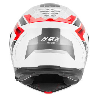 NOX N968 Shift White Red Shiny
