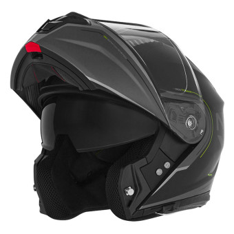 NOX N968 Tomak Matt Black Neon Yellow