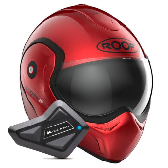 Flip Up Roof Boxxer 2 Red + Kit Bluetooth BT Mini