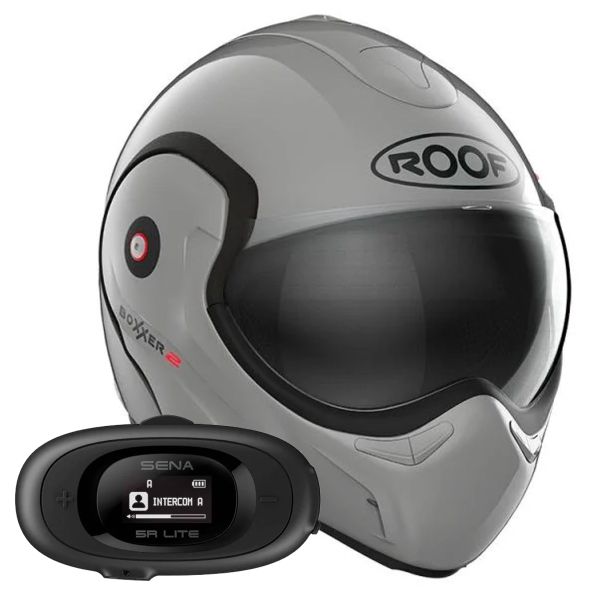 Flip Up Roof Boxxer 2 Smokey Grey + Kit bluetooth 5R Lite Solo