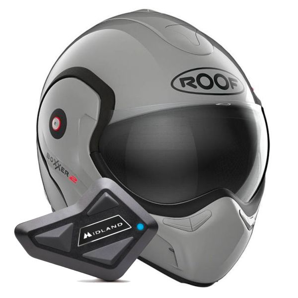 Flip Up Roof Boxxer 2 Smokey Grey + Kit Bluetooth BT Mini Flip Up Roof Boxxer 2 Smokey Grey + Kit Bluetooth BT Mini