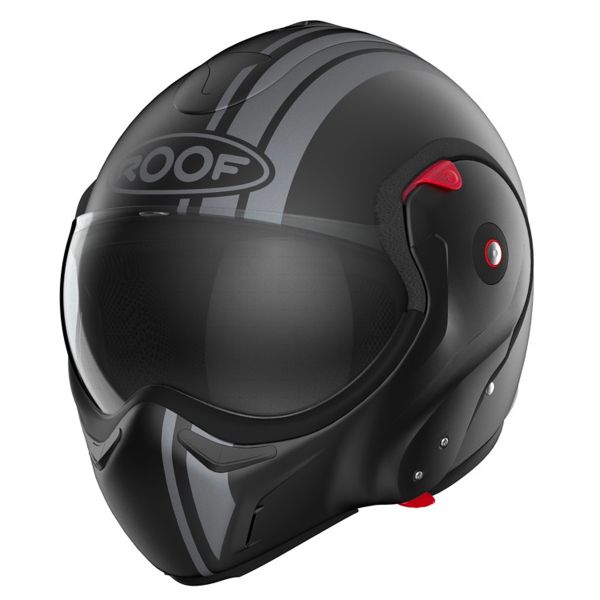 Flip Up Roof Boxxer 2 Stripes Mat Black Metal