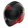 Casque Flip Up Roof Boxxer Sting Black Red