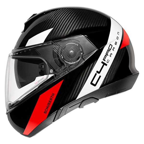 Helmet Schuberth C4 Pro Carbon Avio Red ready to ship | iCasque.co.uk