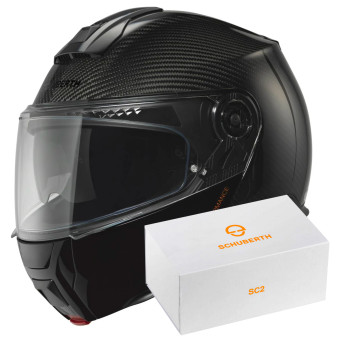 Flip Up Schuberth C5 Carbon + Kit Bluetooth SC2 C5 - E2