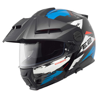 Casque Flip Up Schuberth E2 Trail Blue