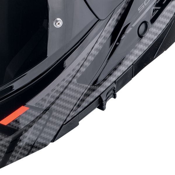 Scorpion ADX-2 Lewis Black Red + Kit bluetooth Exo-Com Link-1C Solo