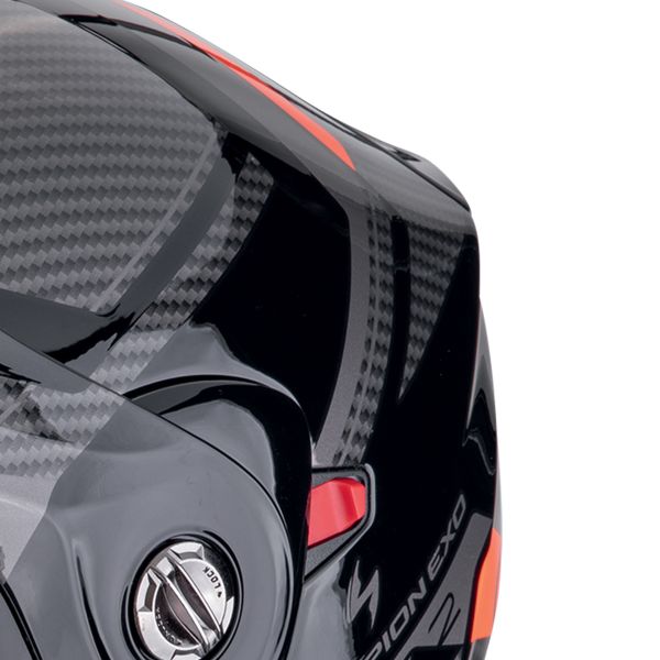 Scorpion ADX-2 Lewis Black Red + Kit bluetooth Exo-Com Link-1C Solo