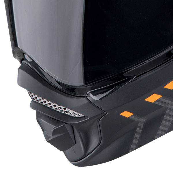 Scorpion ADX-2 Lewis Matt Black Orange + Kit bluetooth Exo-Com Link-1C Solo