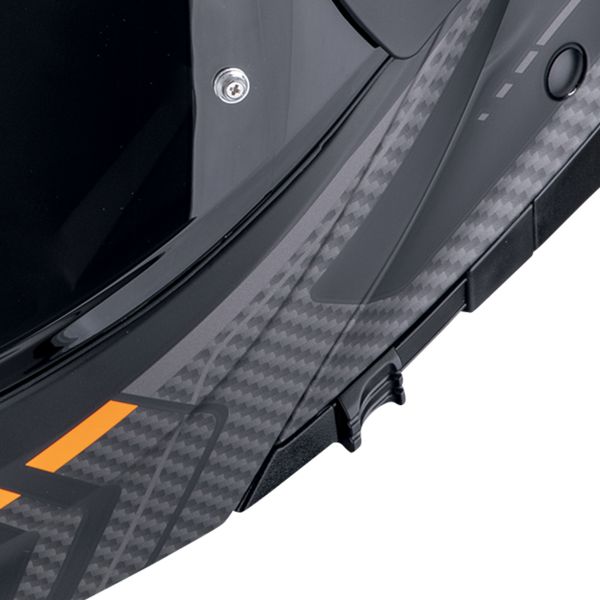 Scorpion ADX-2 Lewis Matt Black Orange + Kit bluetooth Exo-Com Link-1C Solo