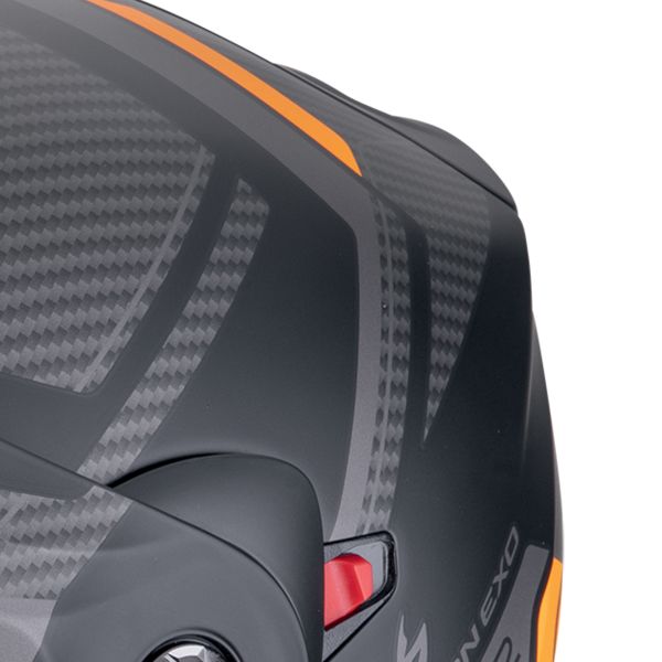 Scorpion ADX-2 Lewis Matt Black Orange + Kit bluetooth Exo-Com Link-1C Solo