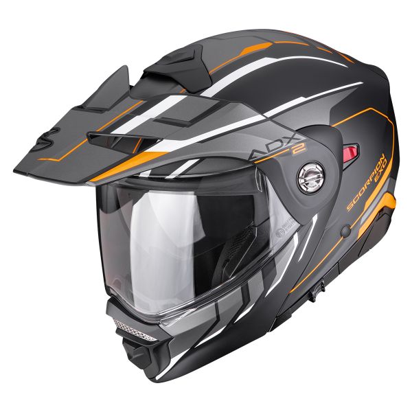 Flip Up Scorpion ADX-2 Walt Black Matt Orange