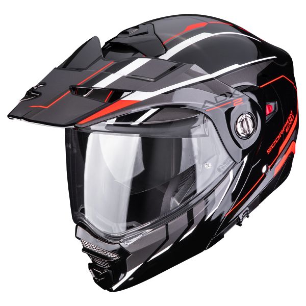 Flip Up Scorpion ADX-2 Walt Black Silver Red