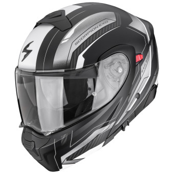 Flip Up Scorpion Exo 930 Evo Space Matt Black Silver White